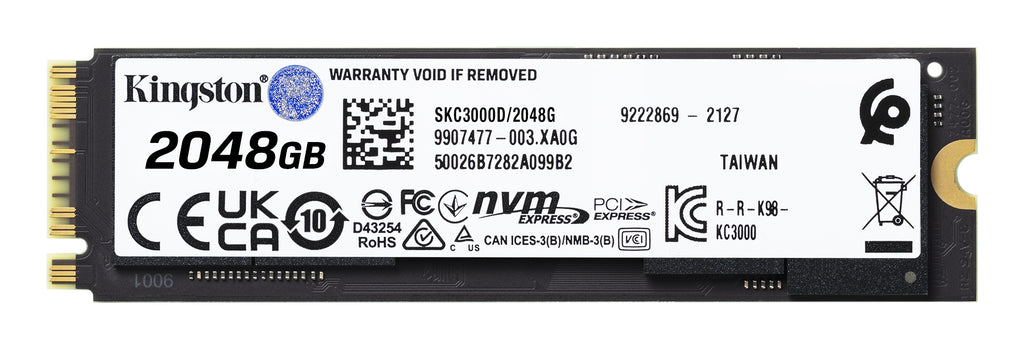 Kingston Technology KC3000 2 To M.2 2280 NVMe SSD PCIe 4.0