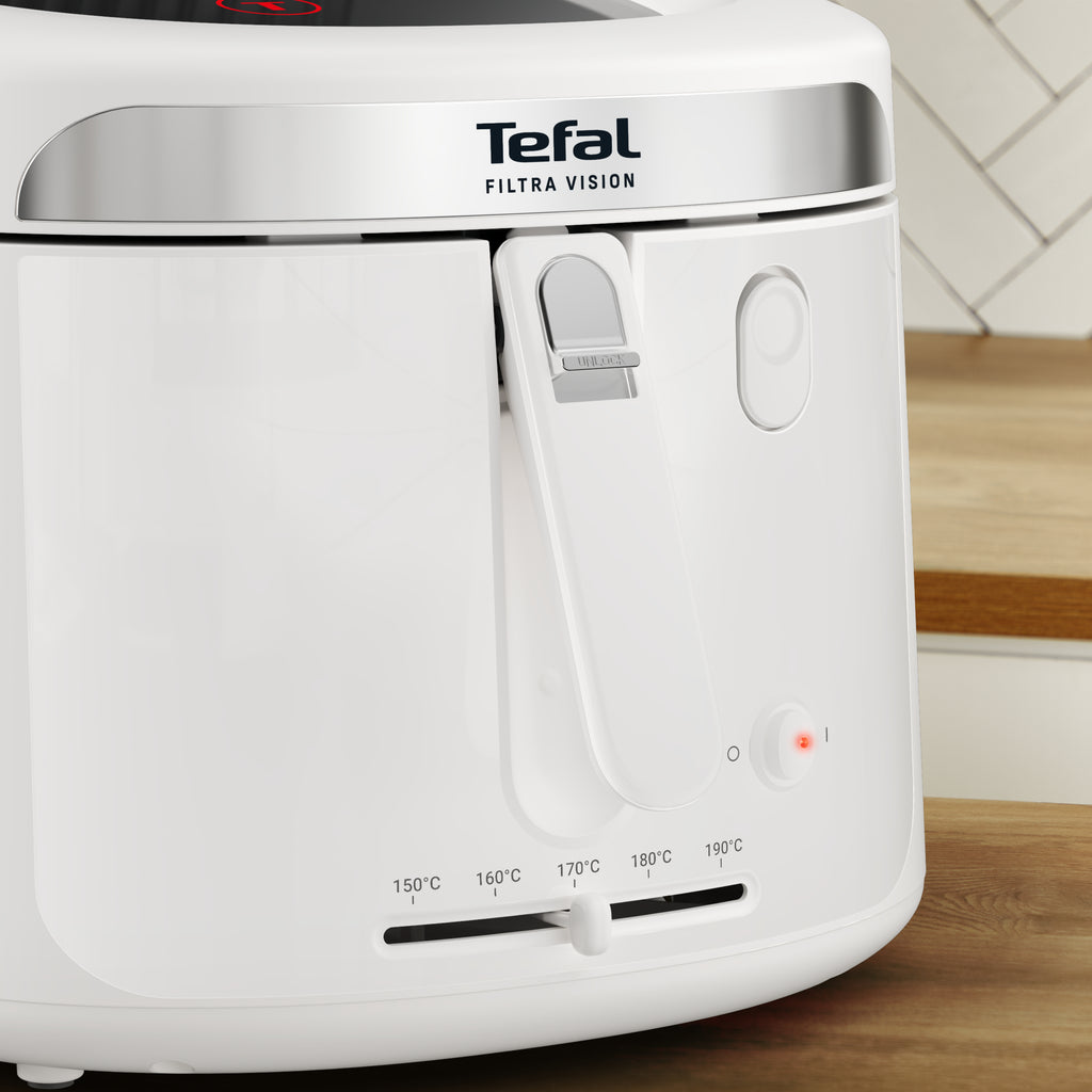 Tefal Filtra Vision FF2541E0 friteuse Unique 2,1 L Autonome 1900 W Blanc