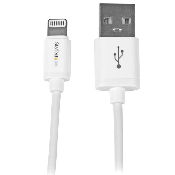 StarTech.com Câble Apple Lightning vers USB de 1 m pour iPhone, iPod, iPad - Blanc