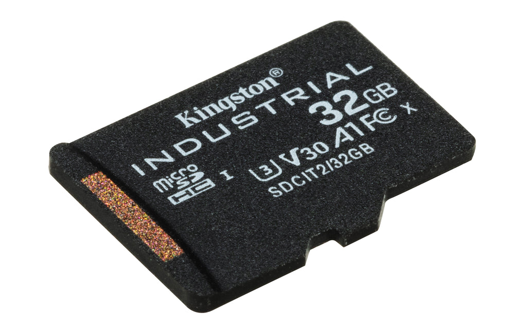 Kingston Technology Carte 32GB microSDHC Industrielle C10 A1 pSLC emballage individuel sans adaptateur