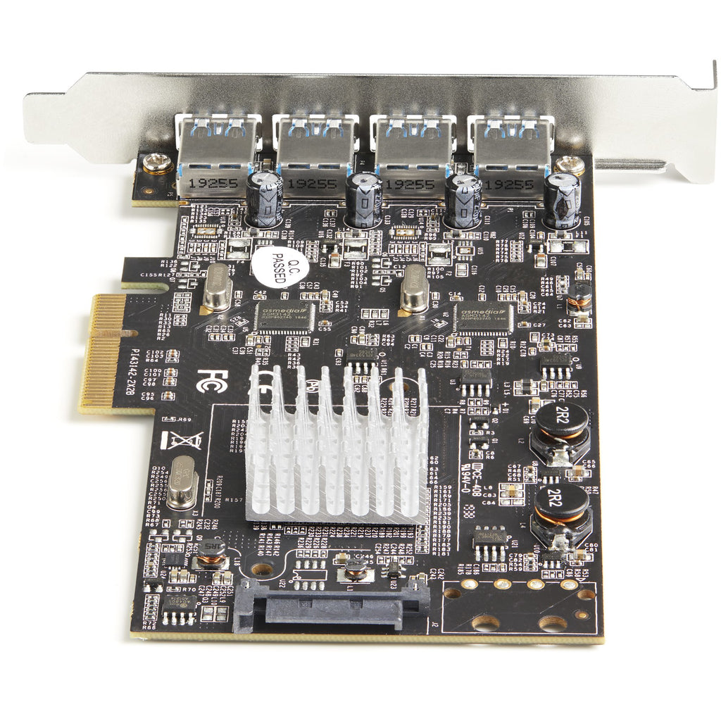 StarTech.com Carte PCIe 2 Ports USB - 10Gbps - Carte Contrôleur Hôte USB 3.2 Gen 2 Type-A PCI Express 3.0 - 2 Contrôleurs - 4x USB-A - Carte Adaptateur PCIe USB Additionnelle - Windows/Mac/Linux - vue 3