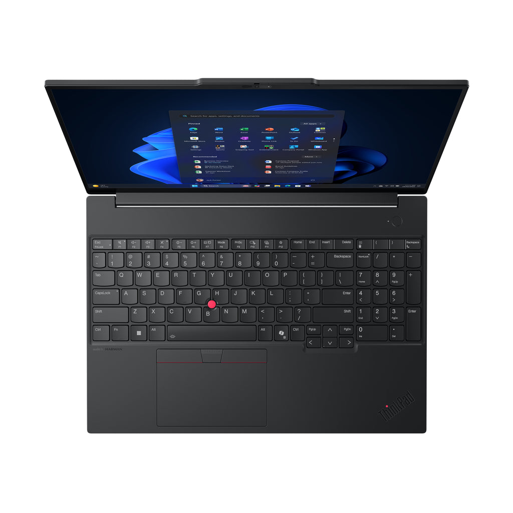 Lenovo ThinkPad E16 Gen 3 (AMD) AMD Ryzen™ 7 250 Ordinateur portable 40,6 cm (16") WUXGA 16 Go DDR5-SDRAM 512 Go SSD Wi-Fi 6E (802.11ax) Windows 11 Pro Nordique Noir
