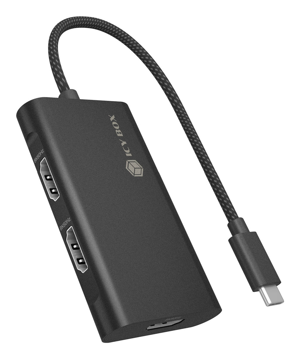 ICY BOX Adaptateur USB Type-C vers 3x HDMI