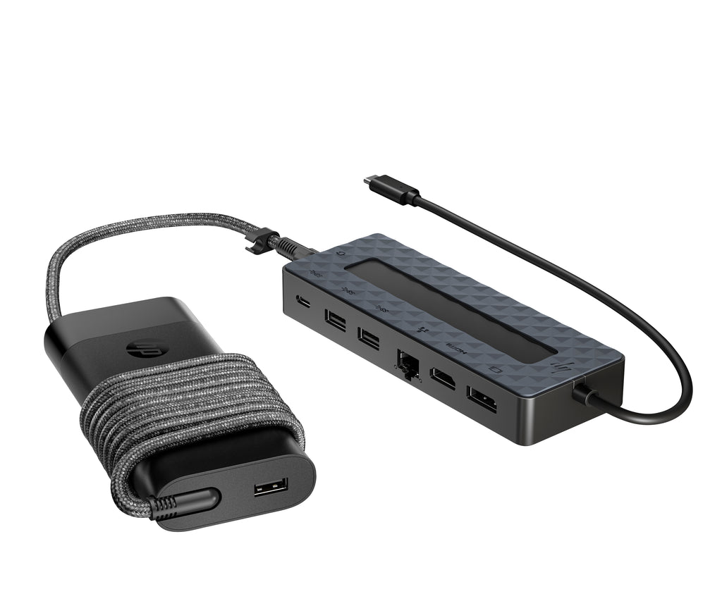 HP Ensemble combiné concentrateur USB-C et chargeur pour PC portable Universal