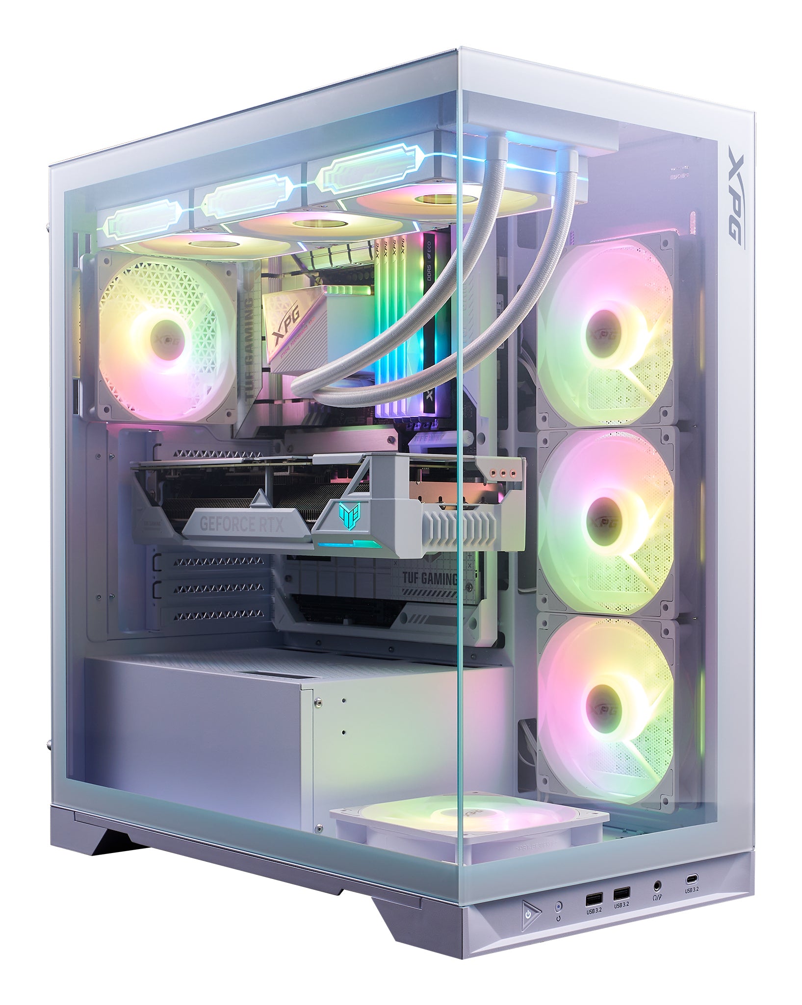 XPG Invader X BTF Midi Tower Blanc