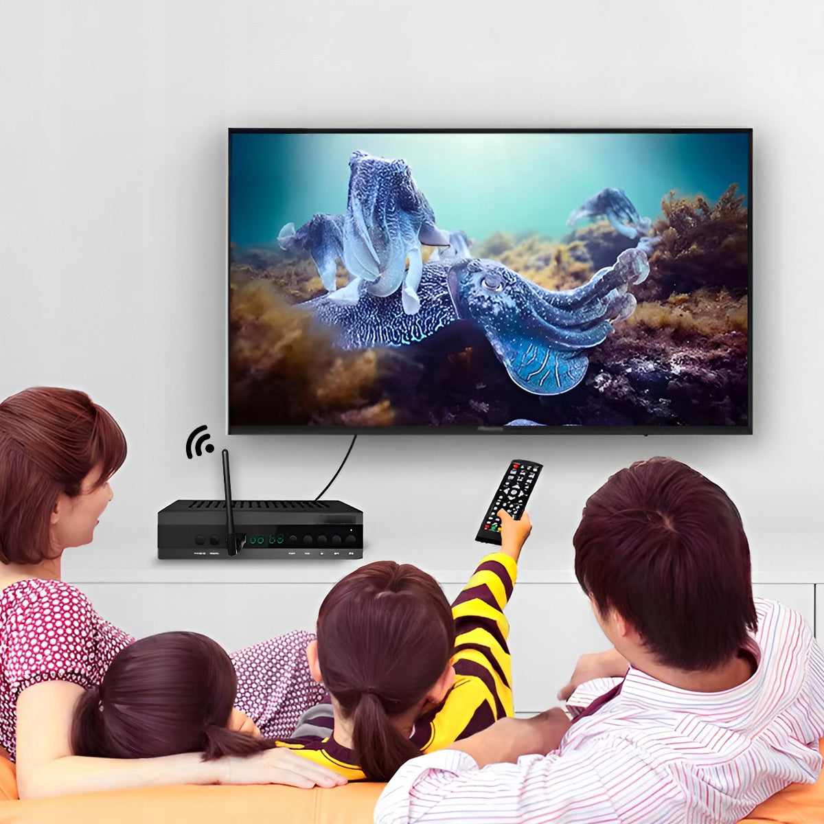 Carte réseau, adaptateur Wi-Fi USB, antenne Wi-Fi pour tuner et décodeur DVB-T2 HEVC Zenwire WD-1516