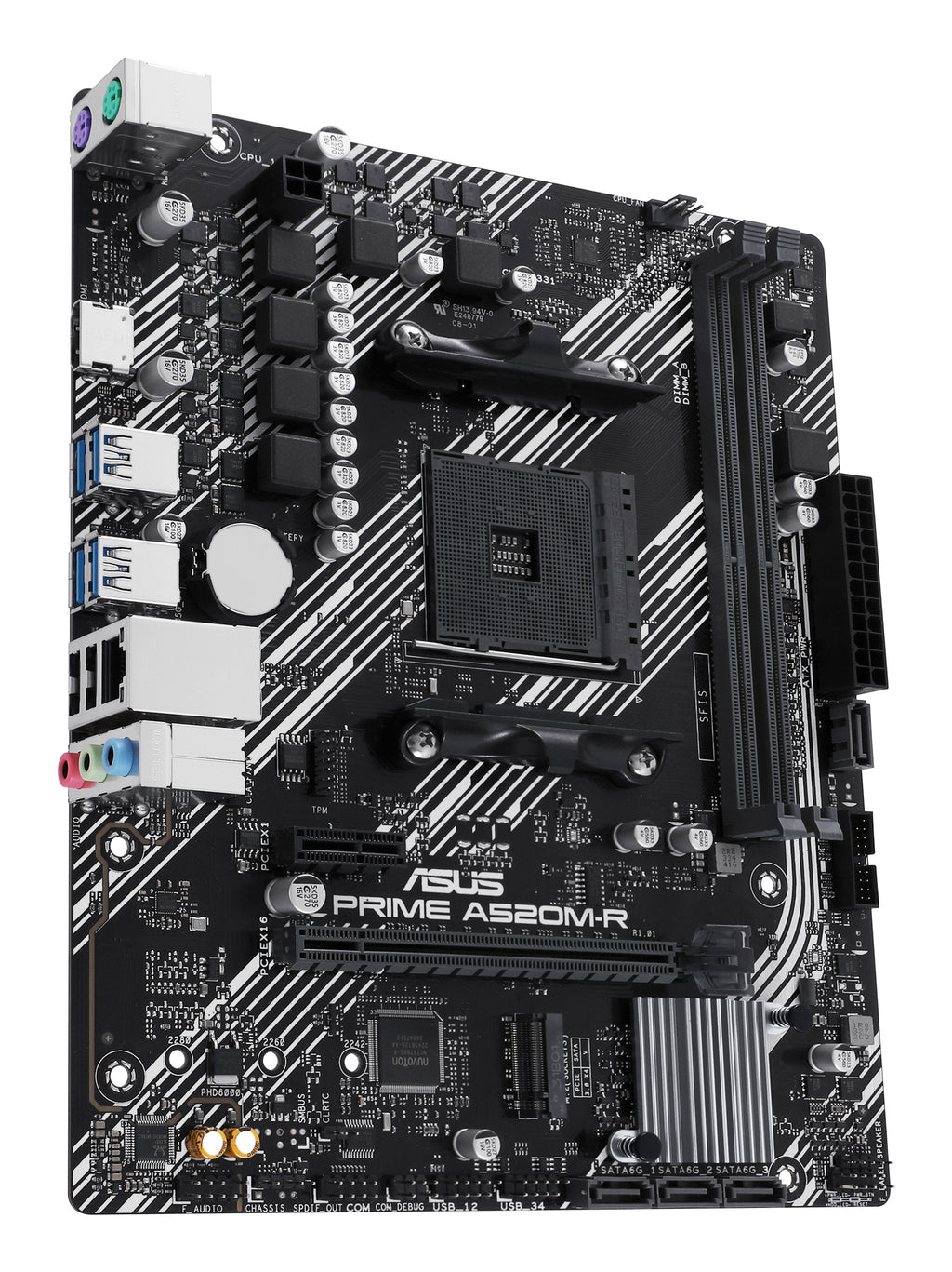 ASUS PRIME A520M-R AMD A520 Emplacement AM4 micro ATX