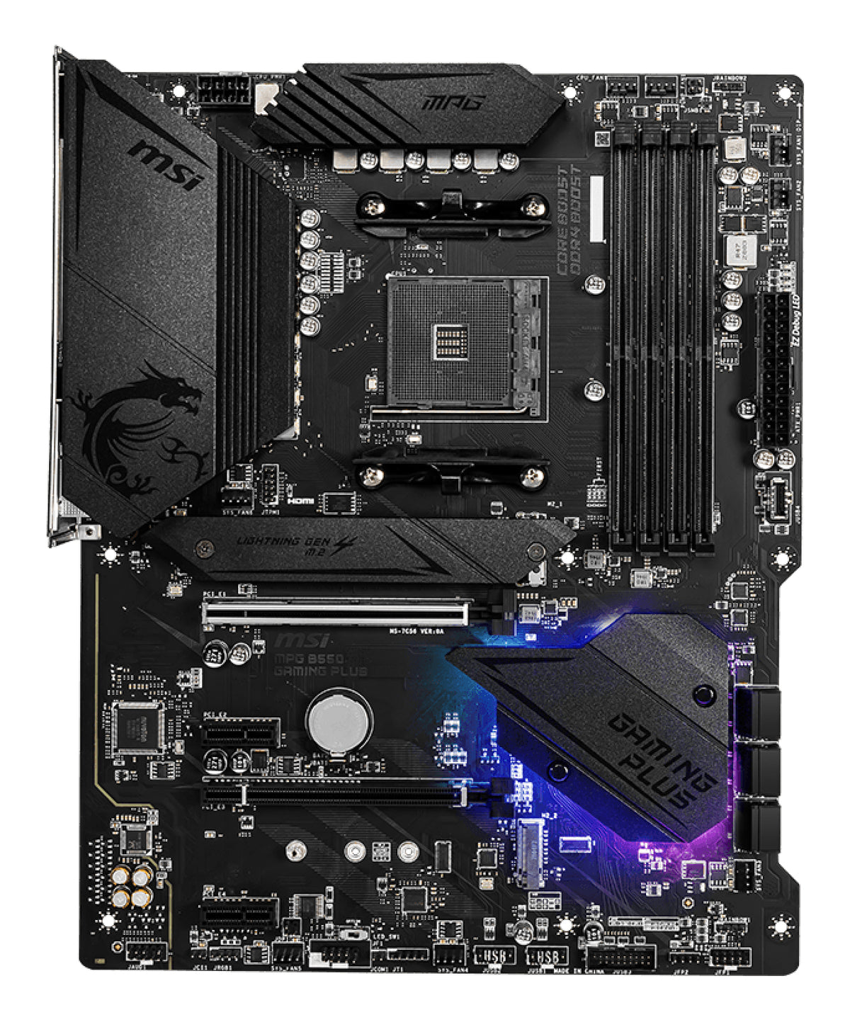 MSI MPG B550 Gaming Plus AMD B550 Emplacement AM4 ATX