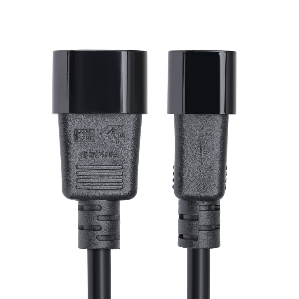 StarTech.com Cordon de Rallonge Électrique C14 vers C13, 4,5m, 15A 250V, 14AWG, Certifié KEMA-KEUR