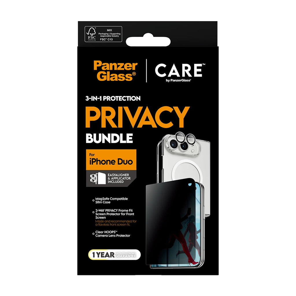 PanzerGlass CARE coque de protection pour téléphones portables 19,3 cm (7.6") Housse Transparent