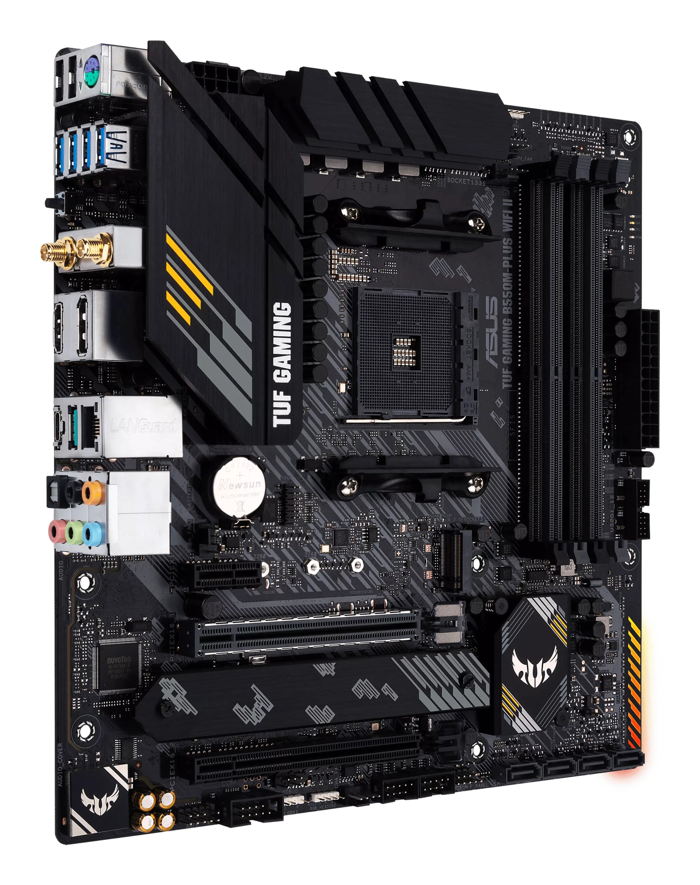 ASUS TUF GAMING B550M-PLUS WIFI II AMD B550 Emplacement AM4 micro ATX
