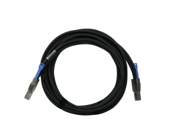 QNAP CAB-SAS30M-8644 Câble Serial Attached SCSI (SAS) SFF-8644 vers SFF-8644, 3 m, Noir