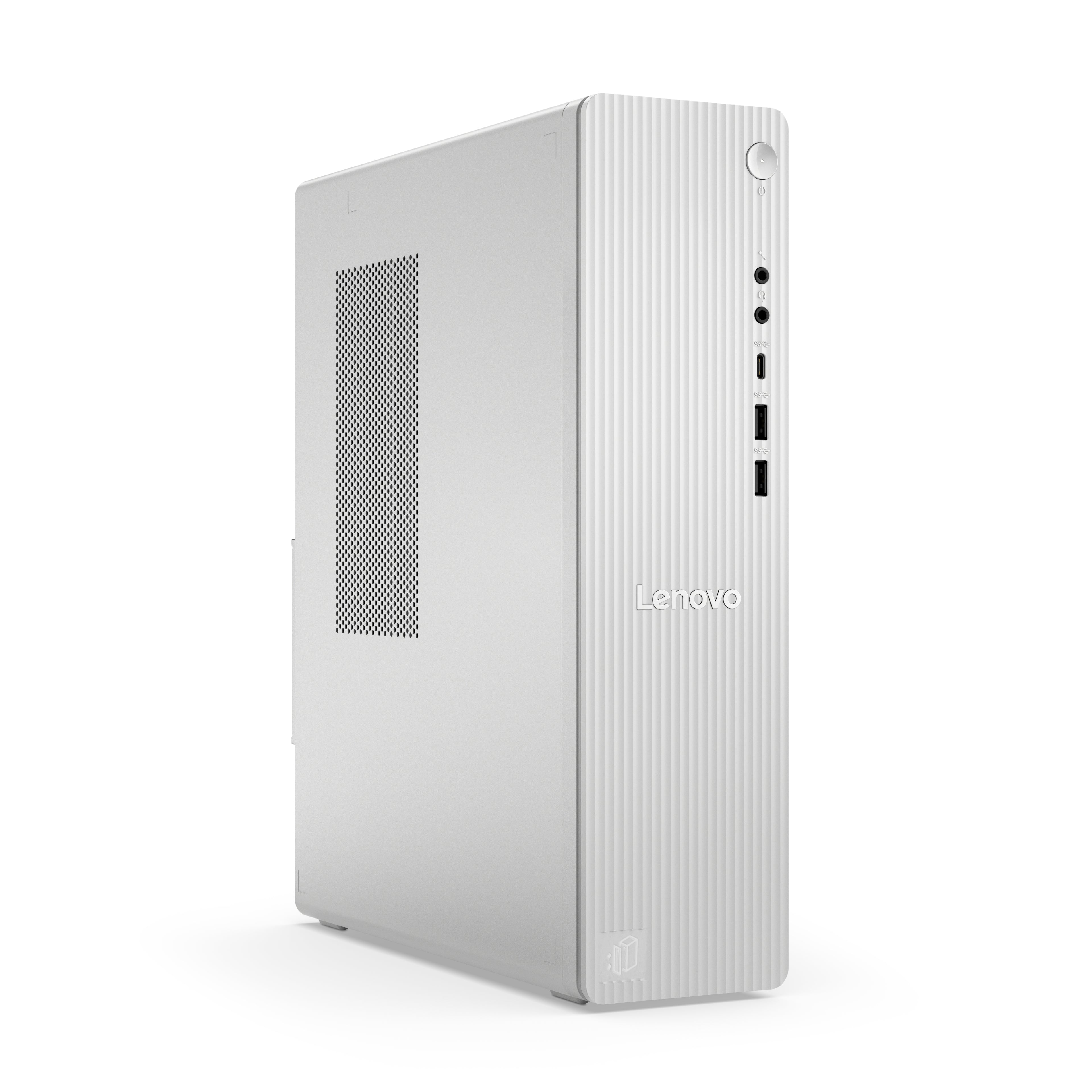 Lenovo IdeaCentre Tower 08AKP10 AMD Ryzen™ 5 220 16 Go DDR5-SDRAM 512 Go SSD Windows 11 Home SFF PC Gris