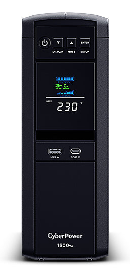 CyberPower CP1600EPFCLCD alimentation d'énergie non interruptible Interactivité de ligne 1,6 kVA 1000 W 6 sortie(s) CA - vue 3