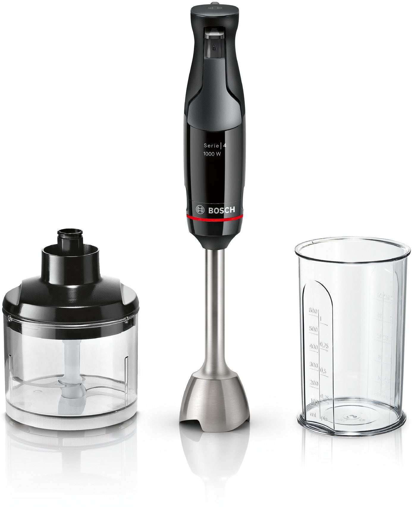 Bosch Bosch Serie 4 MSM4B620 blender 0,6 L Mélangeur par immersion 1000 W Noir