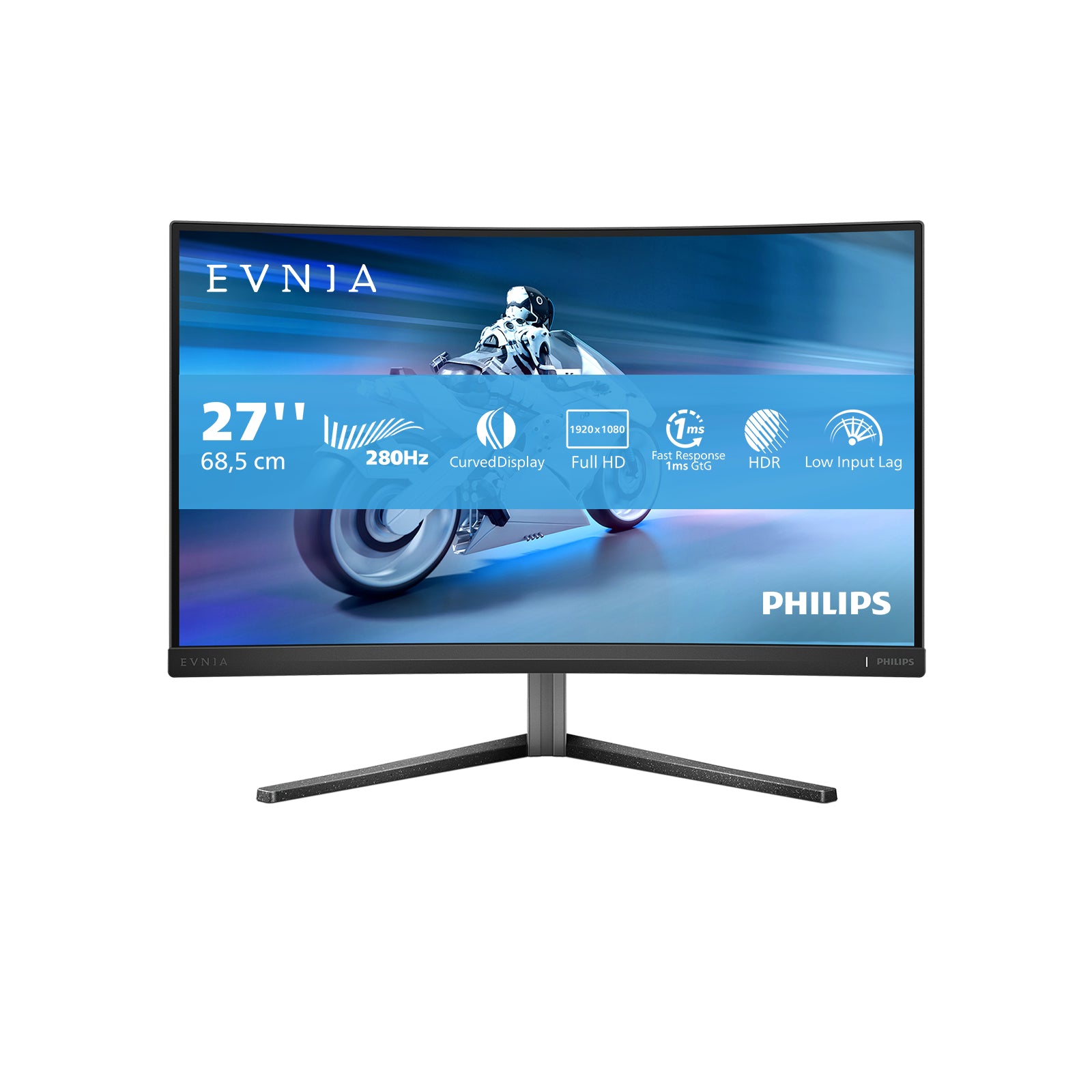 Philips Evnia 5000 27M2C5200W/00 écran plat de PC 68,6 cm (27") 1920 x 1080 pixels Full HD LCD Gris