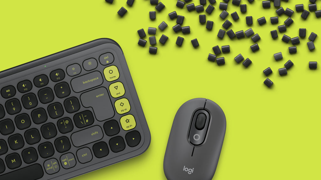 Logitech POP Icon Combo Sæt med mus og tastatur Saks Trådløs Nordisk (dansk/finsk/norsk/svensk)
