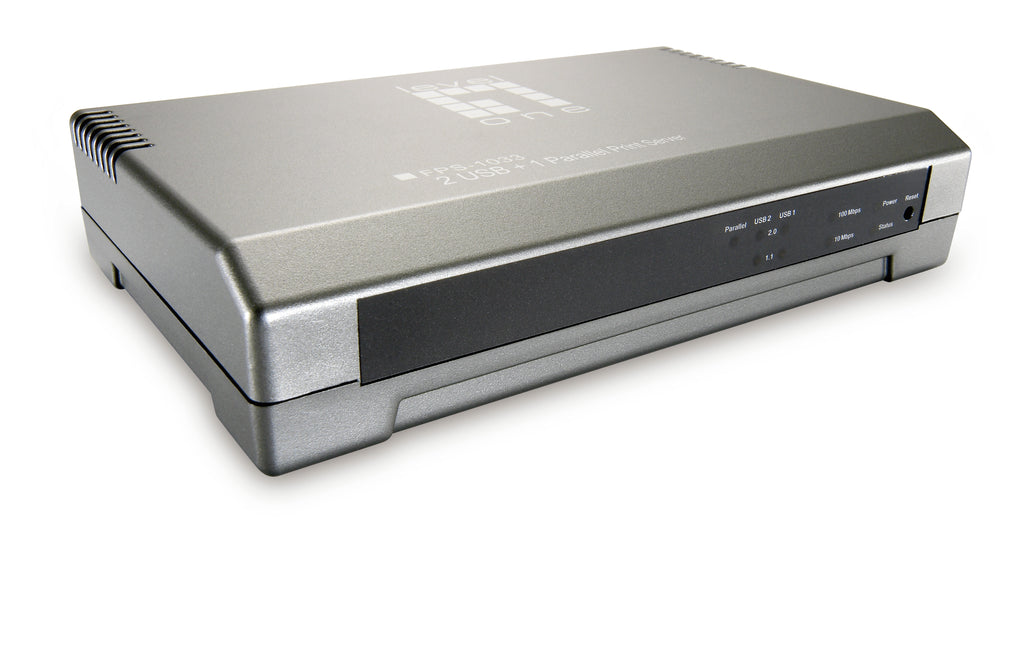 LevelOne FPS-1033 Serveur d'impression Ethernet LAN Gris