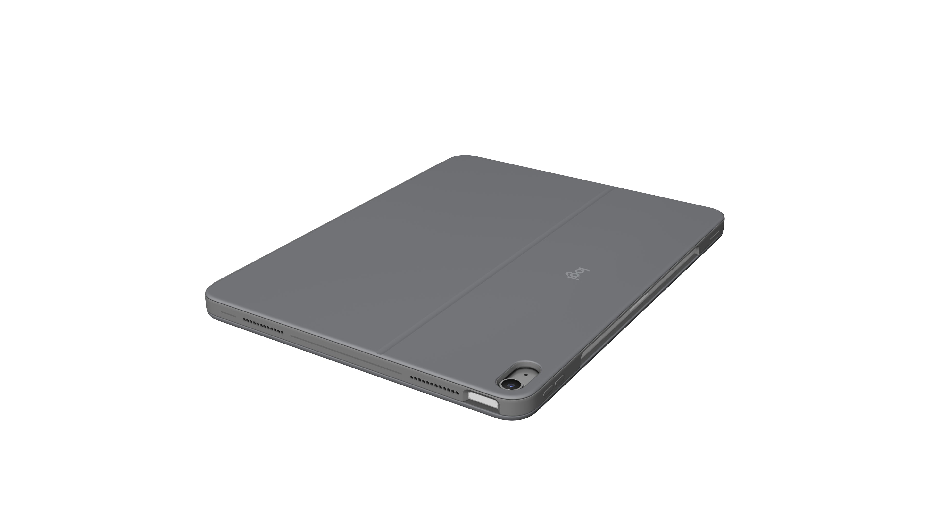 Logitech Combo Touch QWERTY Danés, Finlandés, Noruego, Sueco Smart Connector Gris