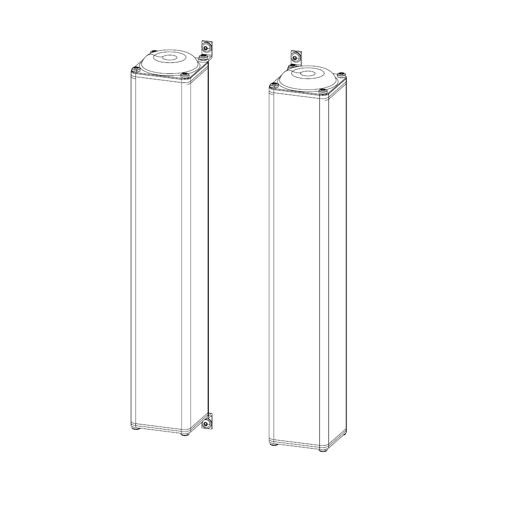 Haut-parleur Sharp SP-RM3 Noir, Filaire, 20 W