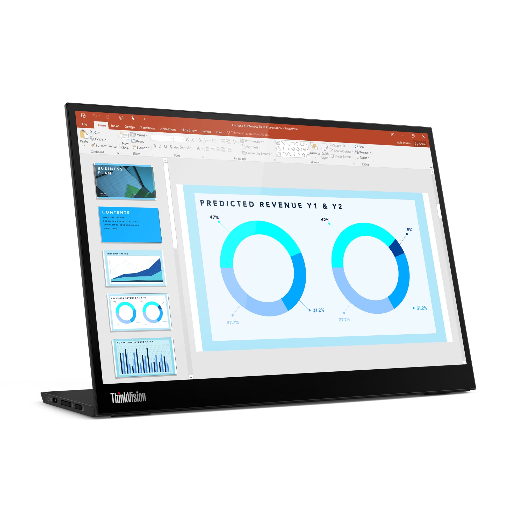 Lenovo ThinkVision M14d Moniteur