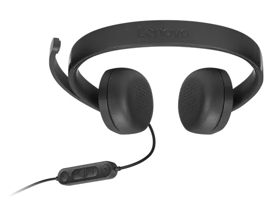 Lenovo 4XD1P83425 casque Avec fil Arceau Appels/Musique USB Type-A Noir