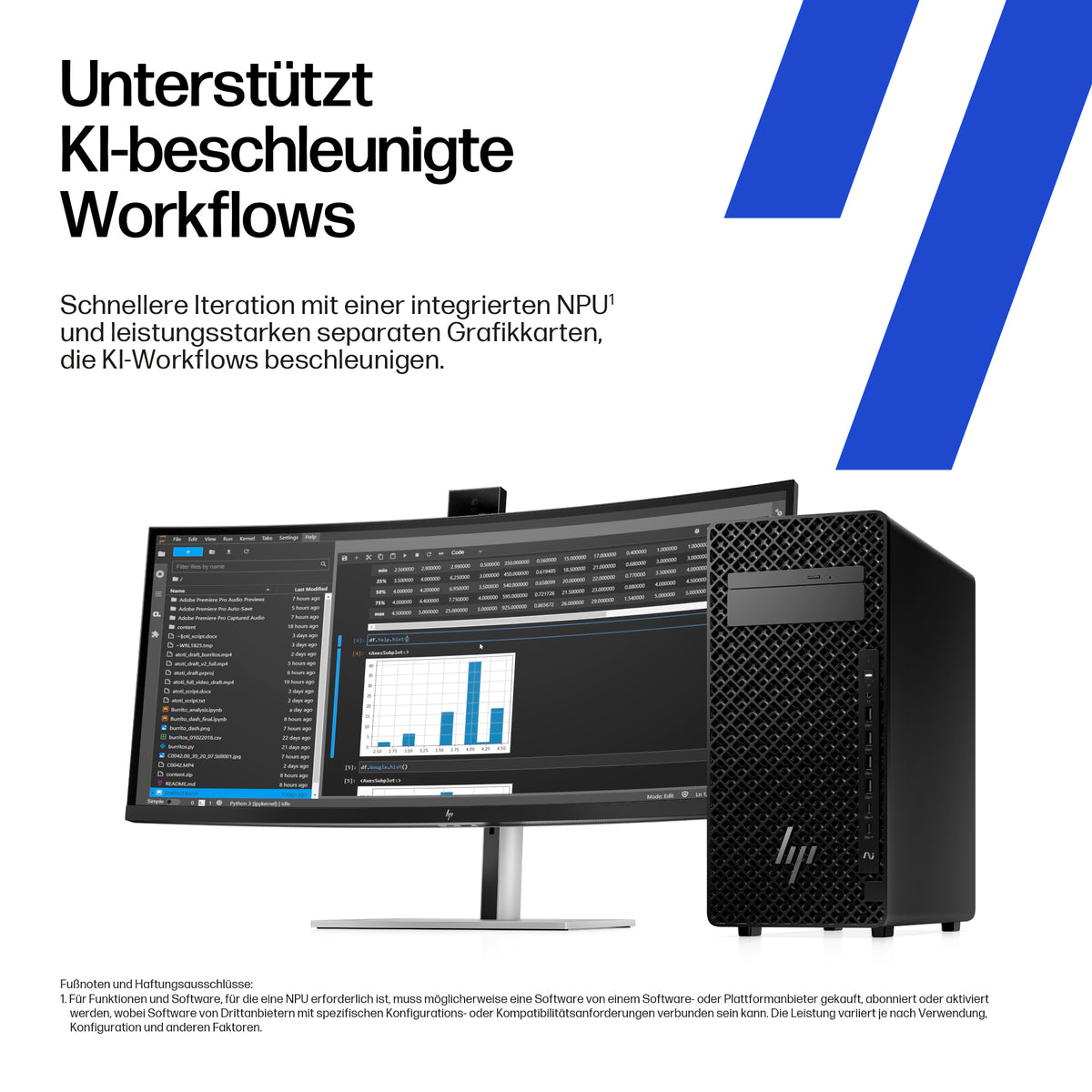 Hewlett-Packard HP Workstation Z2 G1i Tower, Intel Core Ultra 9 285K, 64GB RAM, 1TB SSD, Intel Graphics, Windows 11 Pro