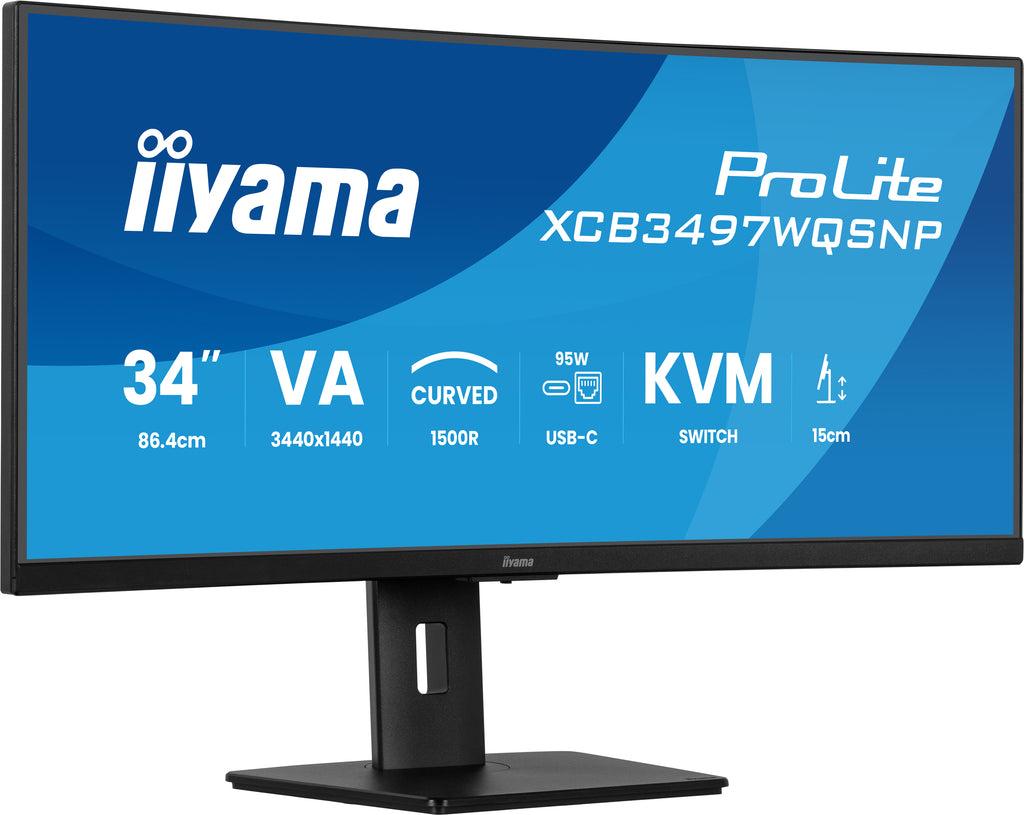 iiyama ProLite XCB3497WQSNP-B1 Écran PC 34" UltraWide Quad HD LED Noir
