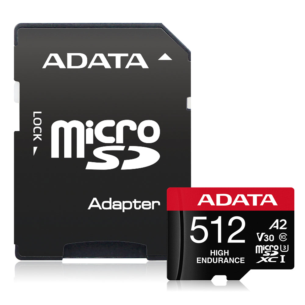 ADATA High Endurance 512 Go MicroSDXC UHS-I Classe 10
