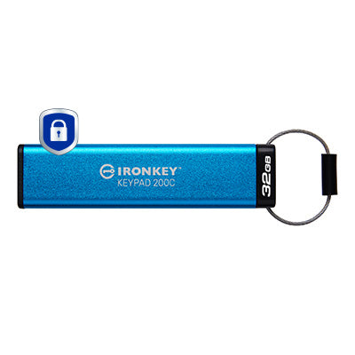 Kingston Technology IronKey Keypad 200C USB-C de 32 Go, FIPS 140-3 niveau 3 AES-256