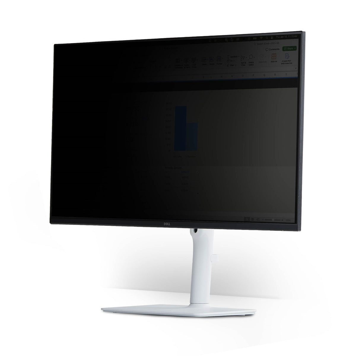 StarTech.com Filtre de Confidentialité Magnétique pour Écran 27 Pouces 16:9, Anti-Reflets et Lumière Bleue, TAA
