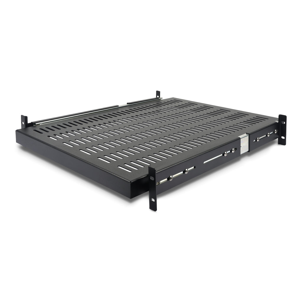 StarTech.com Étagère Coulissante pour Rack Serveur 2U, Profondeur Ajustable 48 cm, Capacité 22.7kg