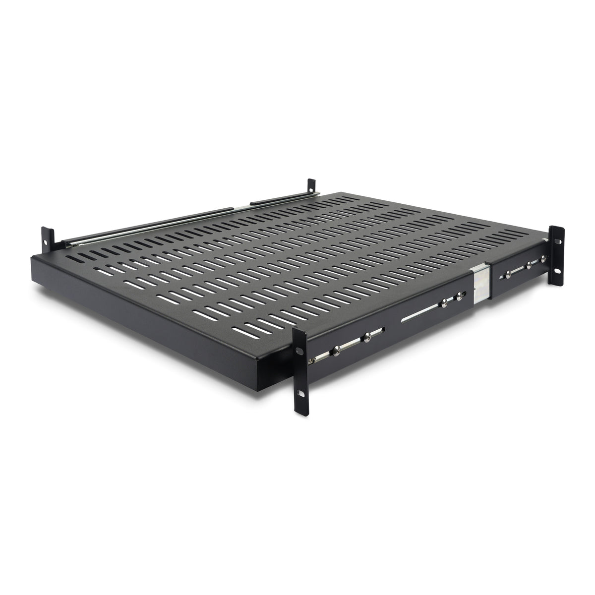 StarTech.com Étagère Coulissante pour Rack Serveur 2U, Profondeur Ajustable 48 cm, Capacité 22.7kg