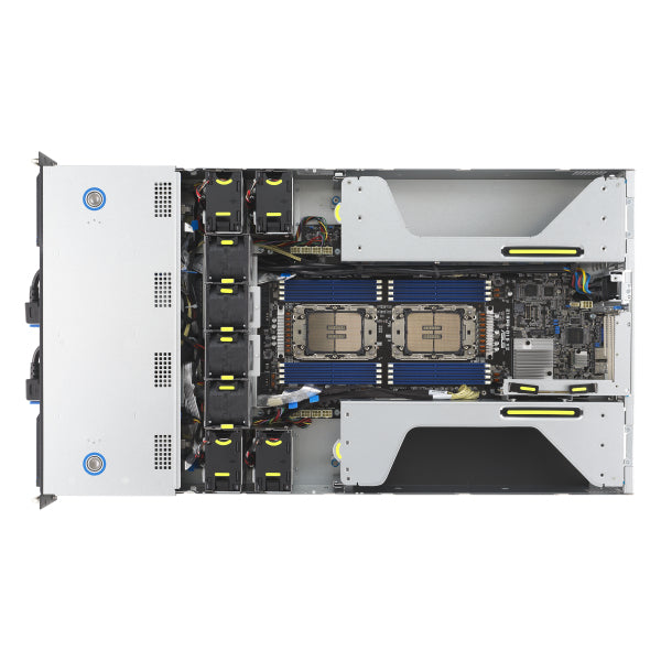 ASUS 90SF0251-M004X0 serveur barebone Intel C741 Rack (2 U) Noir, Acier