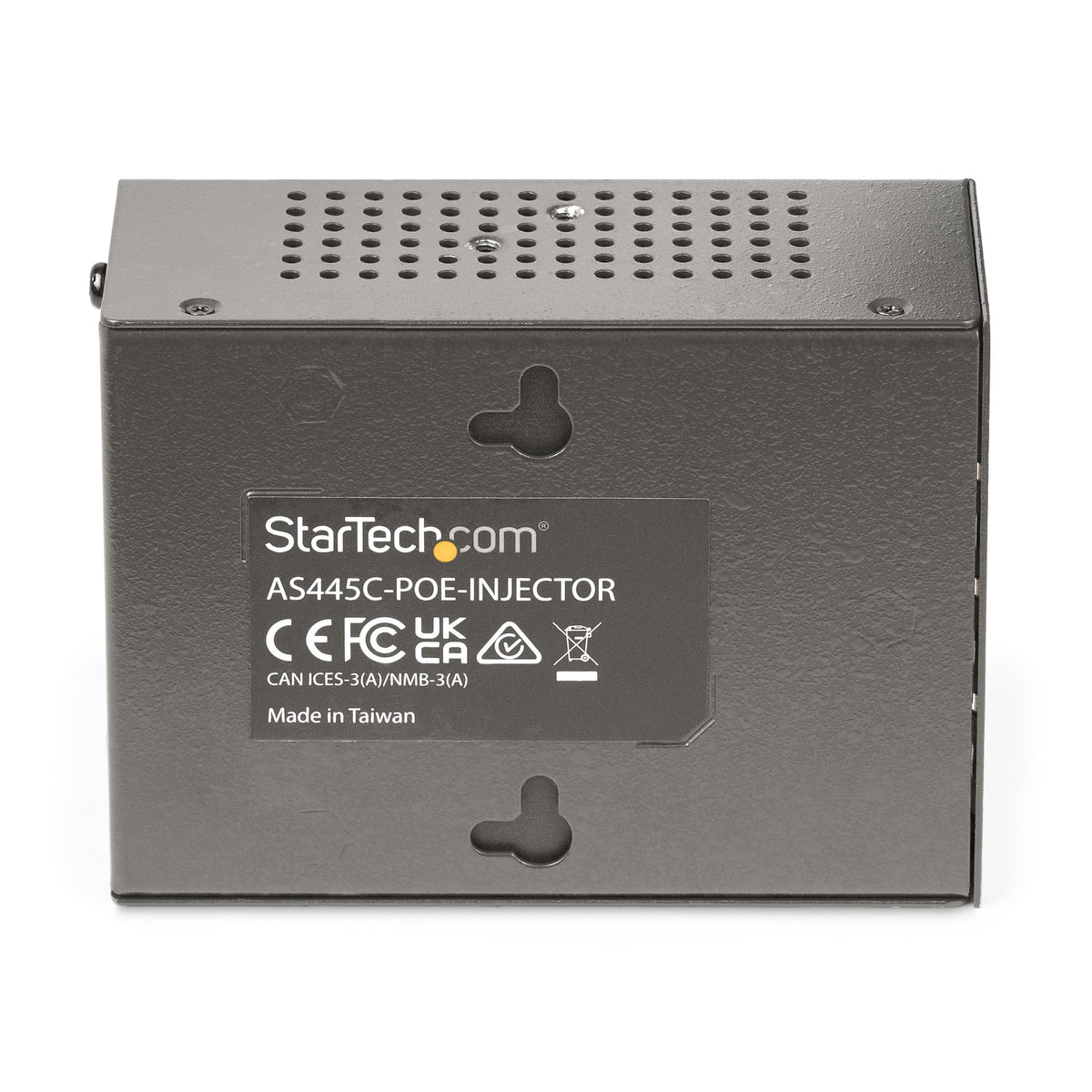 StarTech.com Injecteur PoE++ Multi-Gigabit 4 Ports, Ethernet 5/2.5/1G NBASE-T, 160W, Montage Mural/Rail DIN