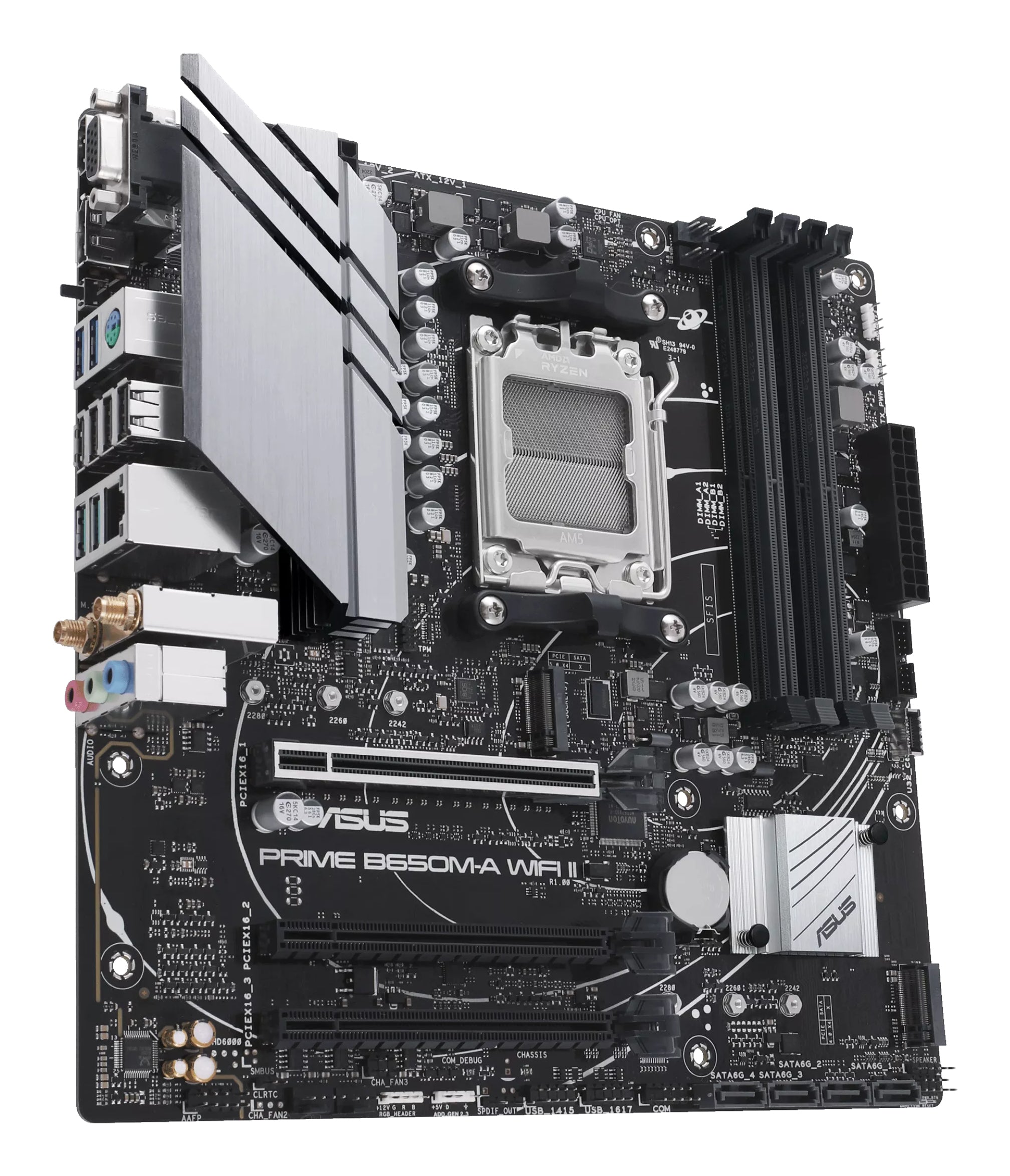 ASUS PRIME B650M-A WIFI II AMD B650 Emplacement AM5 micro ATX