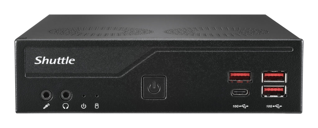 Shuttle Slim PC DB860 S1851, 2x HDMI, 1x DP, 1x USB-C, 2x LAN, VESA