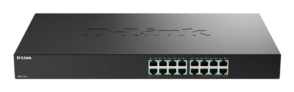 D-Link DMS-1016 Switch Ethernet 2.5G Non-géré L2+, 16 Ports RJ-45, Noir