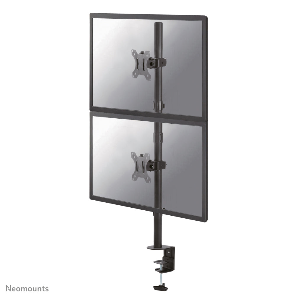 Neomounts FPMA-D550DVBLACK Support Double Écran 10-32 pouces, Installation Verticale