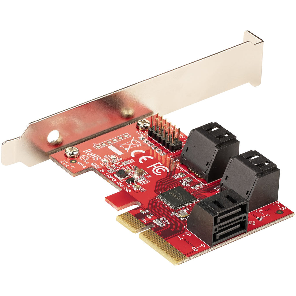StarTech.com Carte Contrôleur PCIe SATA 6 ports 6Gbps ASM1166 Non-Raid PCI Express 3.0