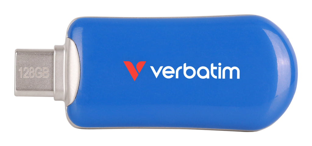 Verbatim 30233 lecteur USB flash 128 Go USB Type-C 3.2 Gen 1 (3.1 Gen 1) Bleu