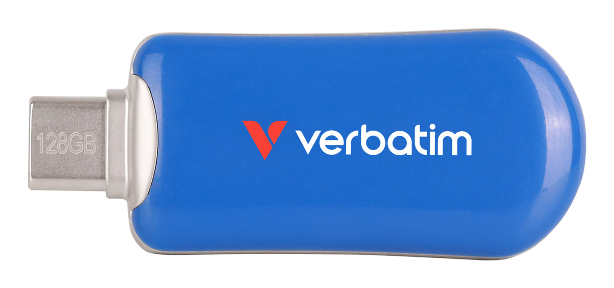 Verbatim 30233 lecteur USB flash 128 Go USB Type-C 3.2 Gen 1 (3.1 Gen 1) Bleu