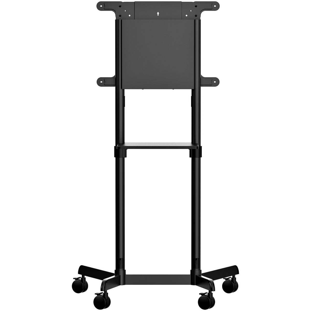 StarTech.com Chariot Meuble TV - Support TV sur Roulettes Portable pour Écrans VESA 37-70" (70kg) - Pied TV avec Étagère de Rangement - Inclinable - Gabarit de Montage Universel Télévision - vue 2