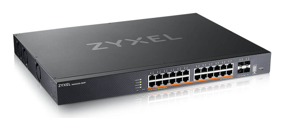 Zyxel XMG2230-28HP Géré L2/L3 2.5G Ethernet (100/1000/2500) Connexion Ethernet, supportant l'alimentation via ce port (P