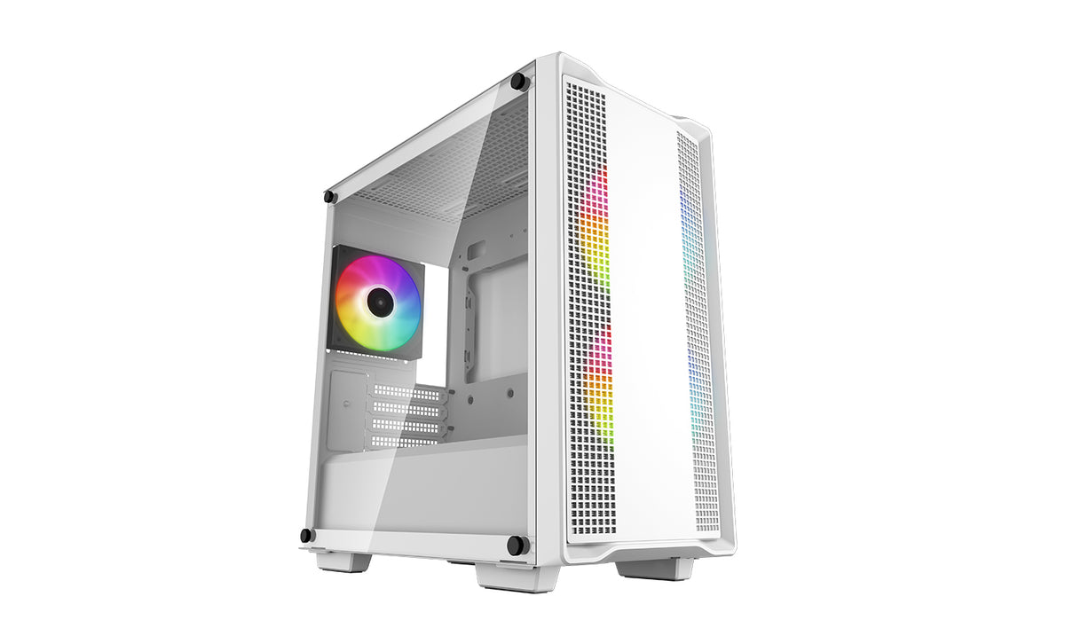 DeepCool CC360 WH ARGB Boîtier Tower Mini ITX Blanc