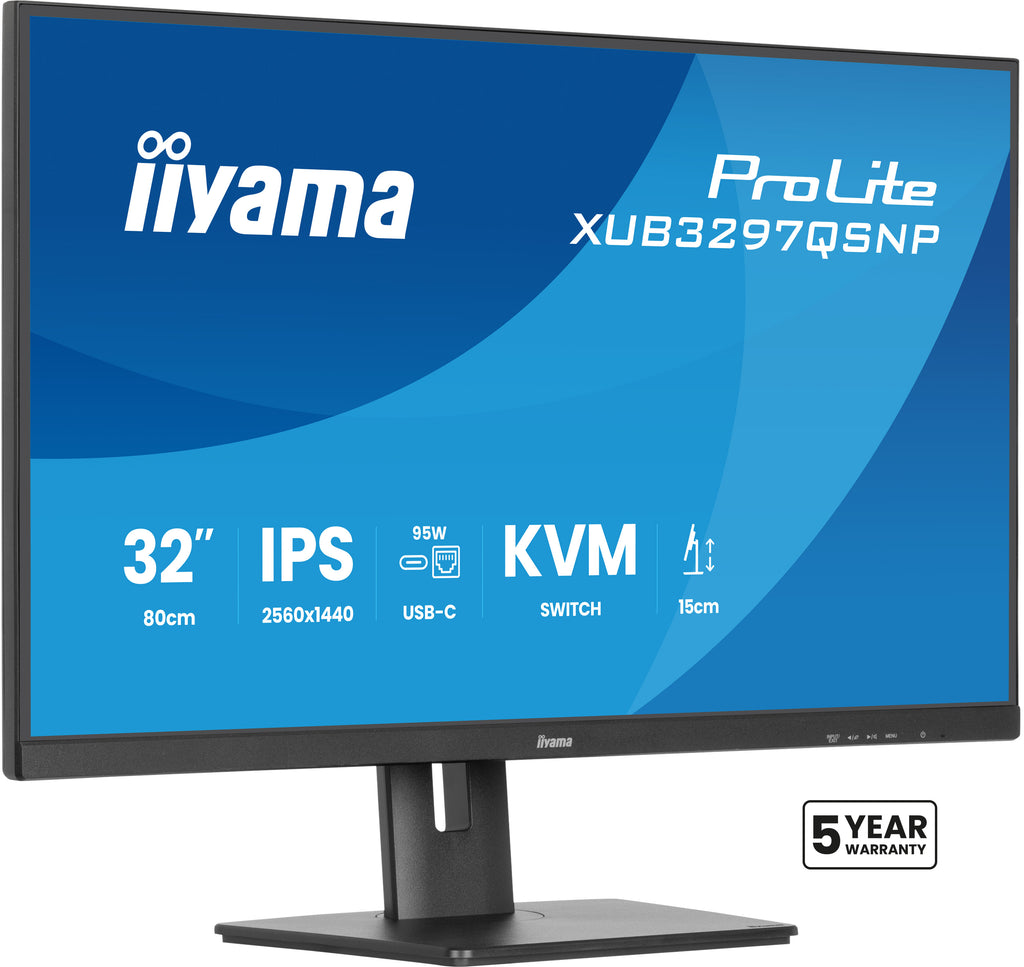 iiyama ProLite XUB3297QSNP-B1 Écran PC 32" Quad HD LED Noir