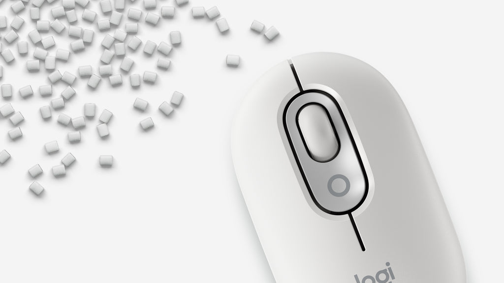 Logitech POP Mus med emoji knap Hvid