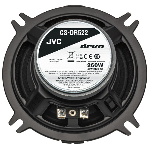 JVC CS-DR522 enceinte de voiture Rond 2-voies 260 W 1 pièce(s)