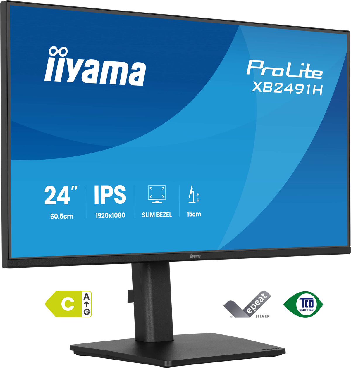 iiyama ProLite XB2491H-B1 Écran PC 60,5 cm (23.8") Full HD 1920 x 1080 LCD Noir