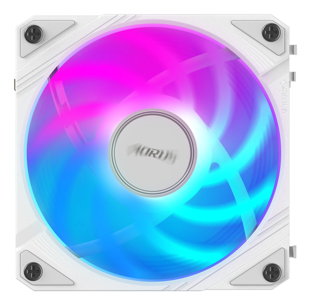 Gigabyte AORUS EZ CHAIN FAN 120 ICE Ventilateur 12 cm Blanc